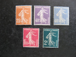 A). TB Série N°235 Au N° 239, Neufs XX. - Unused Stamps