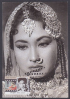 Inde India 2011 Maximum Max Card Meena Kumari, Legendary Heroines Of India, Actress, Bollywood, Indian Hindi Cinema - Brieven En Documenten