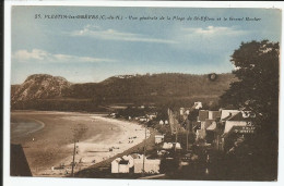 Vue Générale De La Plage De Saint Efflam Et Le Grand Rocher    1910-20    N° 25 - Plestin-les-Greves