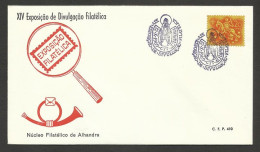 Portugal Cachet Expo Philatelique Marian Alhandra Notre Dame De Fatima 1969 Our Lady Of Fatima Event Postmark - Christianity