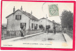 70 - CONFLANS SUR LANTERNE - Pont, Faubourg - Animée - Autres & Non Classés