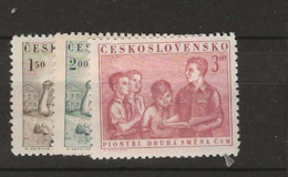 1952 MNH Tschechoslowakei, Mi 731-33 Postfris** - Nuovi