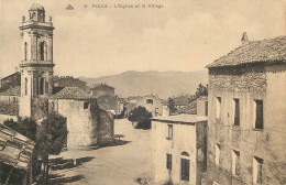 CORSE  PIANA  L'église Et Le Village - Other & Unclassified