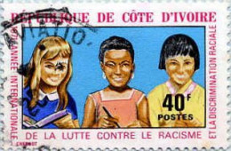 Côte D'Ivoire (Rep) Poste Obl Yv: 322 Mi 389 Lutte Contre Le Racisme (cachet Rond) - Ivory Coast (1960-...)
