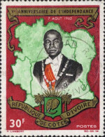 Côte D'Ivoire (Rep) Poste Obl Yv: 237 Mi 285 Felix Houphouet-Boigny (TB Cachet Rond) - Côte D'Ivoire (1960-...)