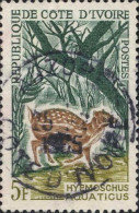 Côte D'Ivoire (Rep) Poste Obl Yv: 214 Mi 262 Hyemoschus Aquaticus (TB Cachet Rond) - Côte D'Ivoire (1960-...)