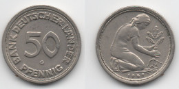 + 50 PFENNIG 1949 G + DOUBLE FRAPPE + - 50 Pfennig