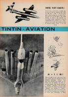 Tintin : Collection TINTIN - AVIATION : 4 + 1 = 6 ( Voir PHOTOS ). - Advertising