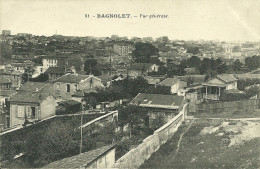 93  BAGNOLET - VUE GENERALE (ref 9300) - Bagnolet