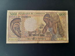 CAMEROUN 5000 FRANCS 1984 - Kameroen