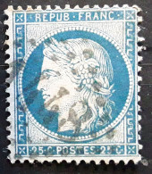 CERES No 60 Obl GC 1448 De EU , Seine Inférieure Maritime Indice 3, TB - 1871-1875 Cérès