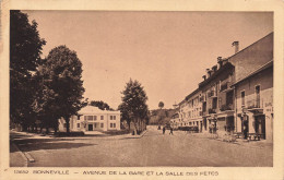 Bonneville * Avenue De La Gare Et La Salle Des Fêtes * Café - Bonneville