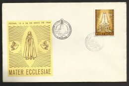 Portugal Cachet Commémoratif Notre Dame De Fatima 1968 Our Lady Of Fatima Sanctuary Event Postmark - Christianity