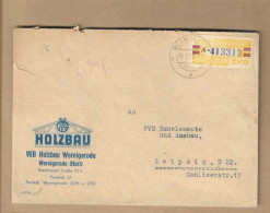 Los Vom 13.05 -  Briefumschlag Aus Wernigerode Nach Leipzig 1960 - Lettres & Documents