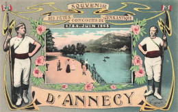 Annecy * Souvenir Des Fêtes , Concours De Gymnastique , 6 7 8 9 Juin 1908 * Sport Gym - Annecy