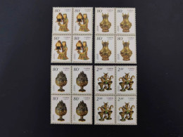 China 2000/2000-21 Relics From Tomb Of Liu Sheng Stamps 4v Block Of 4 MNH - Nuevos