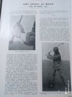 VARIETAS APRILE 1906 IL GIOCO DEL GOLF - Autres & Non Classés