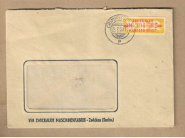 Los Vom 13.05 -  Briefumschlag Aus Crimmitschau Nach Zwickau  1958 - Storia Postale