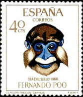 Fernando Poo Poste N** Yv:244 Mi:248 Cercopithecus Cephus - Fernando Po