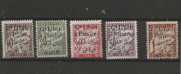 !!! GRAND LIBAN, SÉRIE DE  5 TAXES, NEUVES ﹡, 6/10 - Postage Due