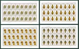 China 2000/2000-21 Relics From Tomb Of Liu Sheng Stamp Full Sheet 4v MNH - Blokken & Velletjes