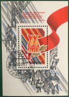 Russia 1987 Used  Mi.Block190 XX Komsomol Congress. - Usati