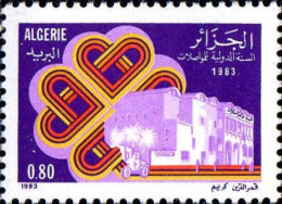 Algérie (Rep) Poste N** Yv: 792/793 Année Mondiale Des Communications - Algerije (1962-...)