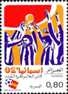 Algérie (Rep) Poste N** Yv: 753/754 Coupe Du Monde De Football Espana 82 - Argelia (1962-...)