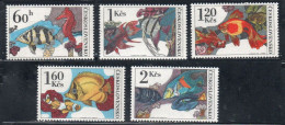 Czechoslovakia 1975. Marine Fauna. Tropical Fish.   MNH - Unused Stamps
