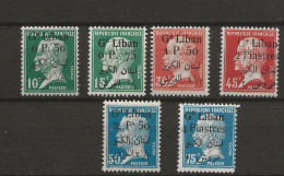 !!! GRAND LIBAN, SÉRIE PASTEUR NEUVE﹡, 39/44A - Nuevos