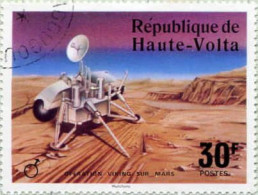 Burkina Hte-Volta Poste Obl Yv: 388 Mi:632 Opération Vinking Sur Mars (Beau Cachet Rond) - Opper-Volta (1958-1984)