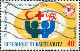 Burkina Hte-Volta Poste Obl Yv: 267 Mi:369 Journée Mondiale De La Croix-Rouge (Lign.Ondulées) - Obervolta (1958-1984)