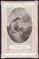 Canivet ( 12.5 X 8 Cm ) " Un Dieu Une éternité " ( 1890 ) - Devotion Images