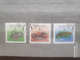 1989	Hungary	Reptiles Snakes (F97) - Usado