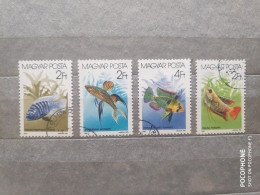 1987	Hungary	Fishes (F97) - Used Stamps