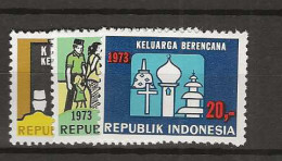 1973 MNH Indonesia Mi 744-46  Postfris** - Indonesien