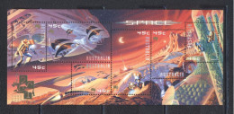 Australia 2001-Conquering Of Mars Overprinted "International Stamps Exhibition Hong Kong 2001" M/Sheet - Mint Stamps