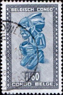 Congo Belge Poste Obl Yv:286B Mi:275 Figurine Tribu Pa-Luba (Beau Cachet Rond) - Usados