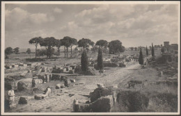 Tombe Presso Porta Romana, Ostia, C.1930 - Grafia Foto Cartolina - Autres & Non Classés