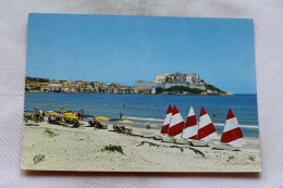 N719, Cpm, Calvi, La Plage Et La Citadelle, Corse 20 - Calvi