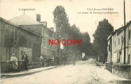 51 VILLE-SUR-TOURBE. La Route De Cernay-en-Dormois Animation Sur Le Pont - Ville-sur-Tourbe