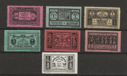 !!! GRAND LIBAN, SÉRIE DE 7 TAXES NEUVES﹡,  29/36 - Timbres-taxe