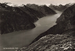 NORVEGE - Fjaerlandfjorden - Sogn - Vue D'ensemble - Carte Postale - Norvegia