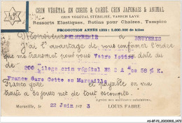 AS#BFP2-13-0737 - MARSEILLE - Manufacture De Crin Végétal - Zonder Classificatie