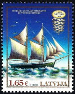 LATVIA 2024 TRANSPORT Vehicles. Sailing Boats SHIP - Fine Stamp MNH - Latvia