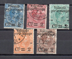 ITALIA Regno 1890 Sovrastampati Valevoli Per Le Stampe - Verzamelingen (zonder Album)