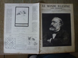 Le Monde Illustré Janvier 1883 Léon Gambetta Ville D'Avray Les Jardies Ruines De Sanxay - Revistas - Antes 1900