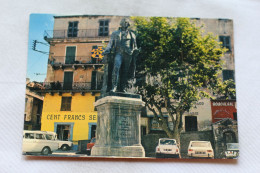 N722, Cpm 1976, Corte, Le Général Paoli, Statue De Bronze, Corse 20 - Corte