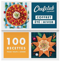 Chefclub - Coffret De Deux Livres De Cuisine : Cuisine D'été Et Cuisine D'hiver - 100 Recettes Pour Toute L'année - Otros & Sin Clasificación