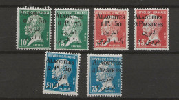 !!! ALAOUÏTES, SÉRIE PASTEUR NEUVE﹡, 16/21 - Unused Stamps